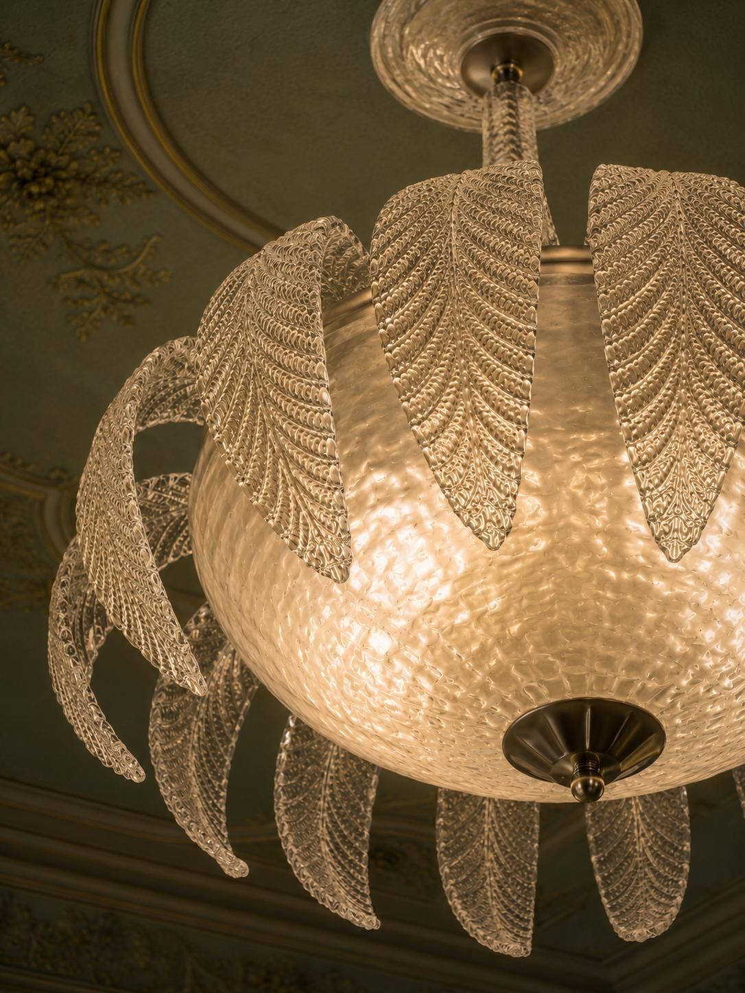 photo for sale Murano Chandelier By Barovier, 1940s