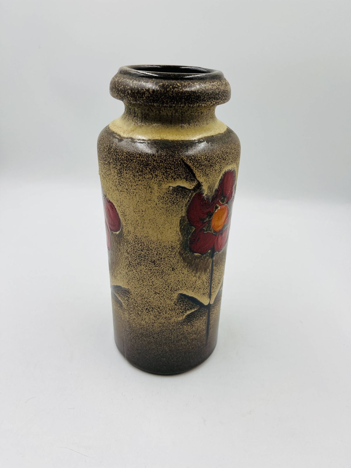 Scheurich Vase Shape 517 Floral Decoration By Heinz Siery photo vinterior