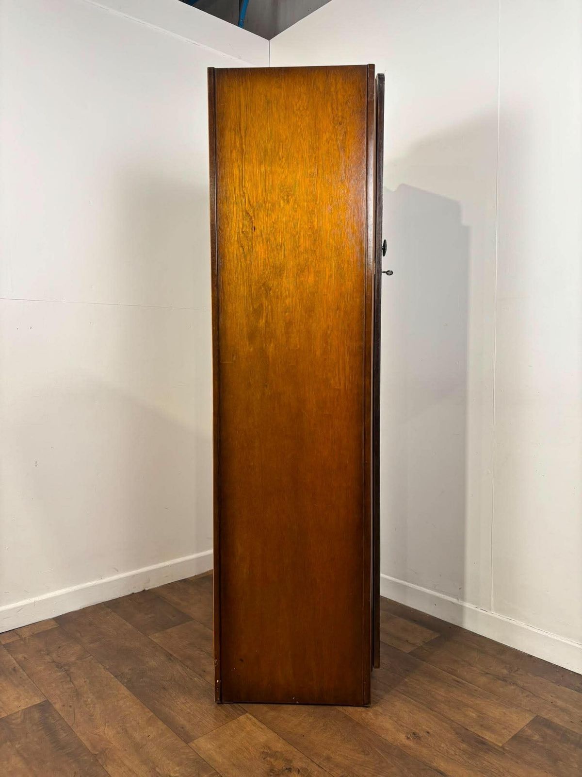 Vintage Oak Single Wardrobe, Early 20th Century photo for sale