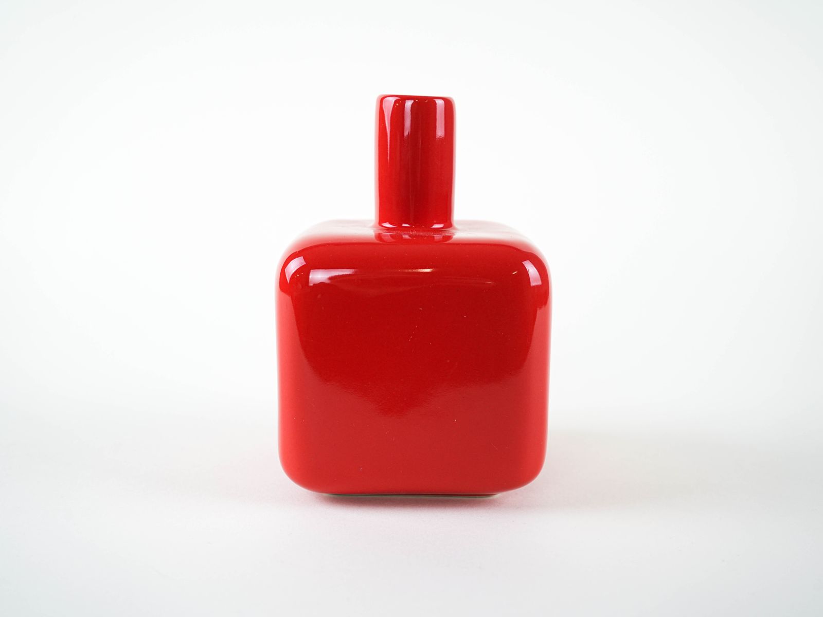 Vase en céramique rouge, design allemand, années 1990, fabriqué par Asa Selection photo furniture