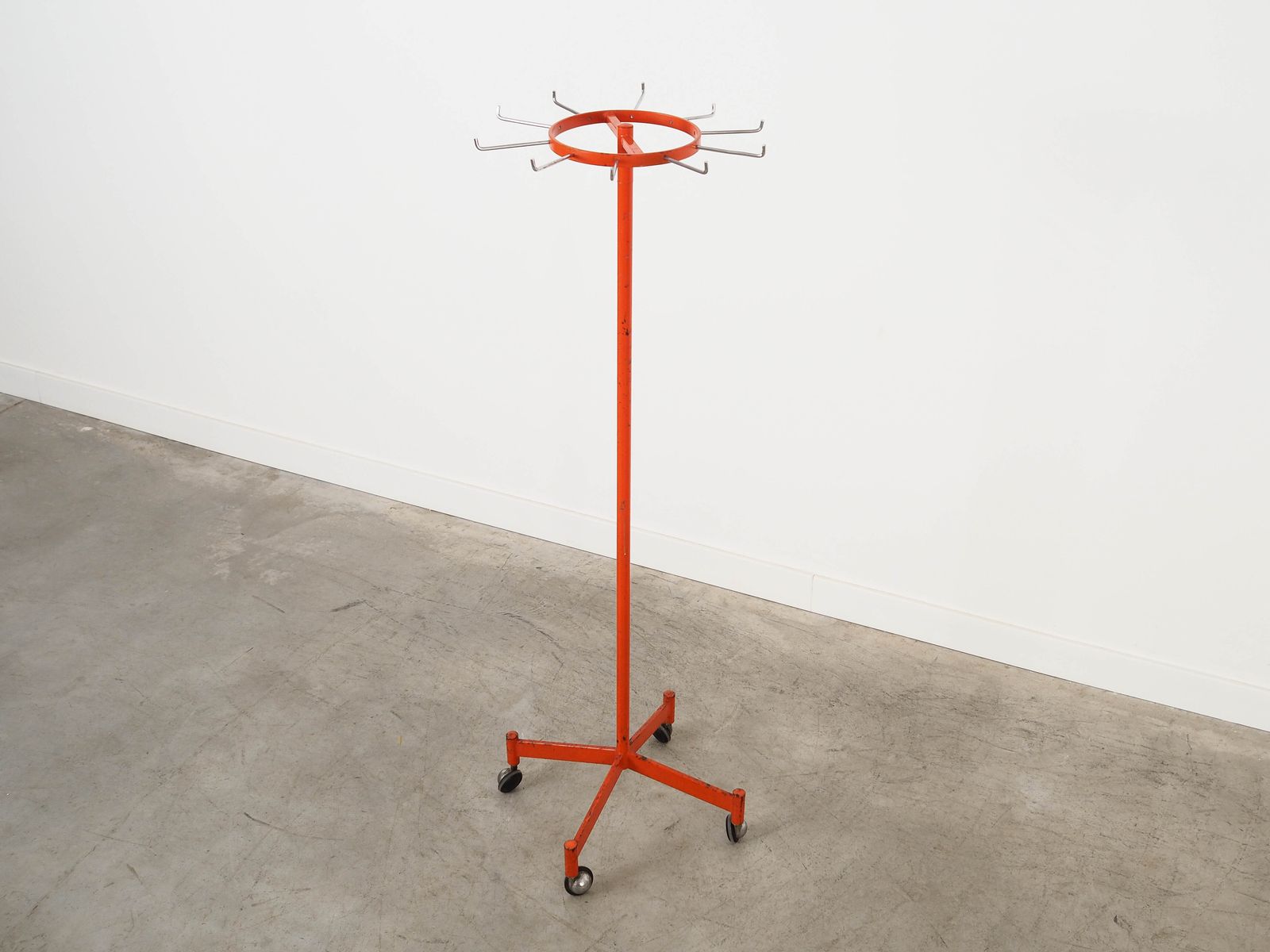 Swivel Coat Rack On Castors, Danish Design, 1970s, Made In Denmark photo furniture