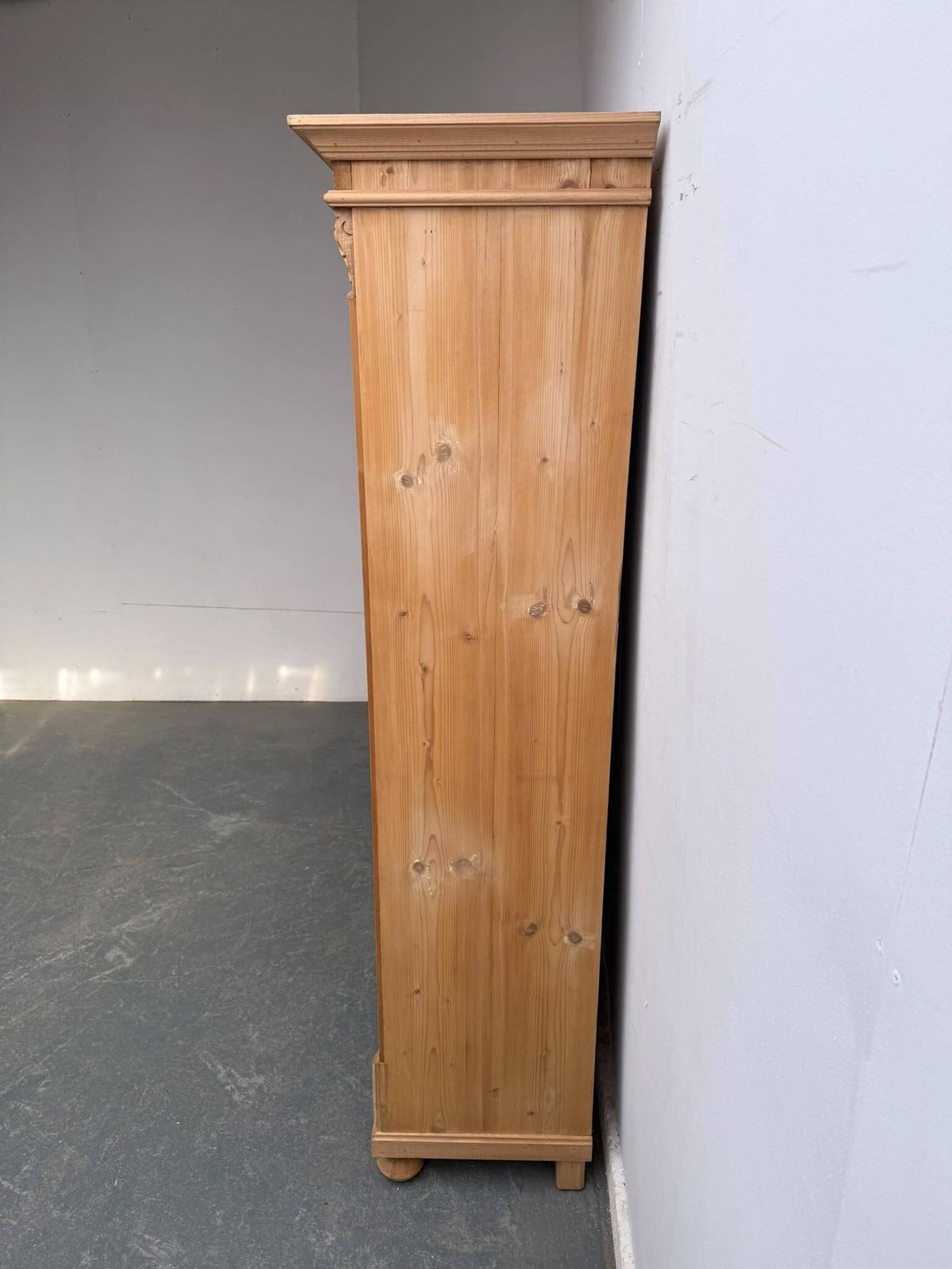 A Stunning Victorian Pine Knockdown Bookcase Wax/Paint photo vintage