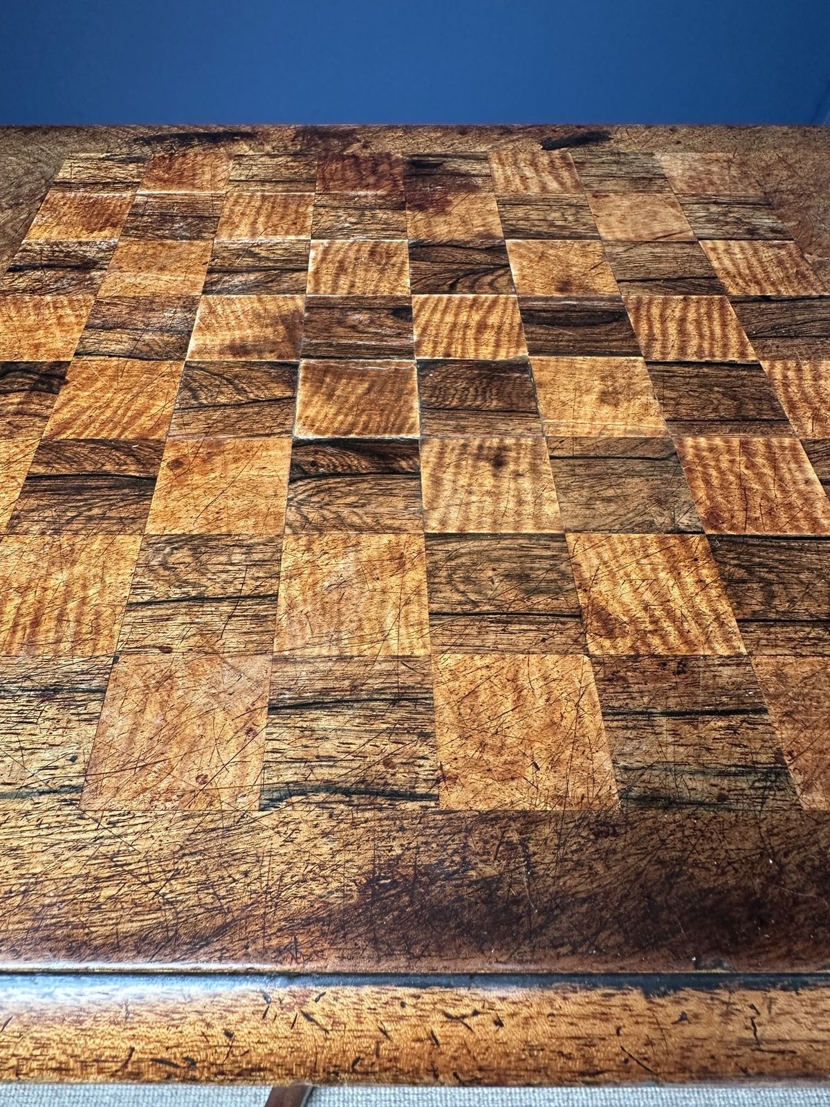 Antique Chess Table With Hidden Drawer photo 660.0