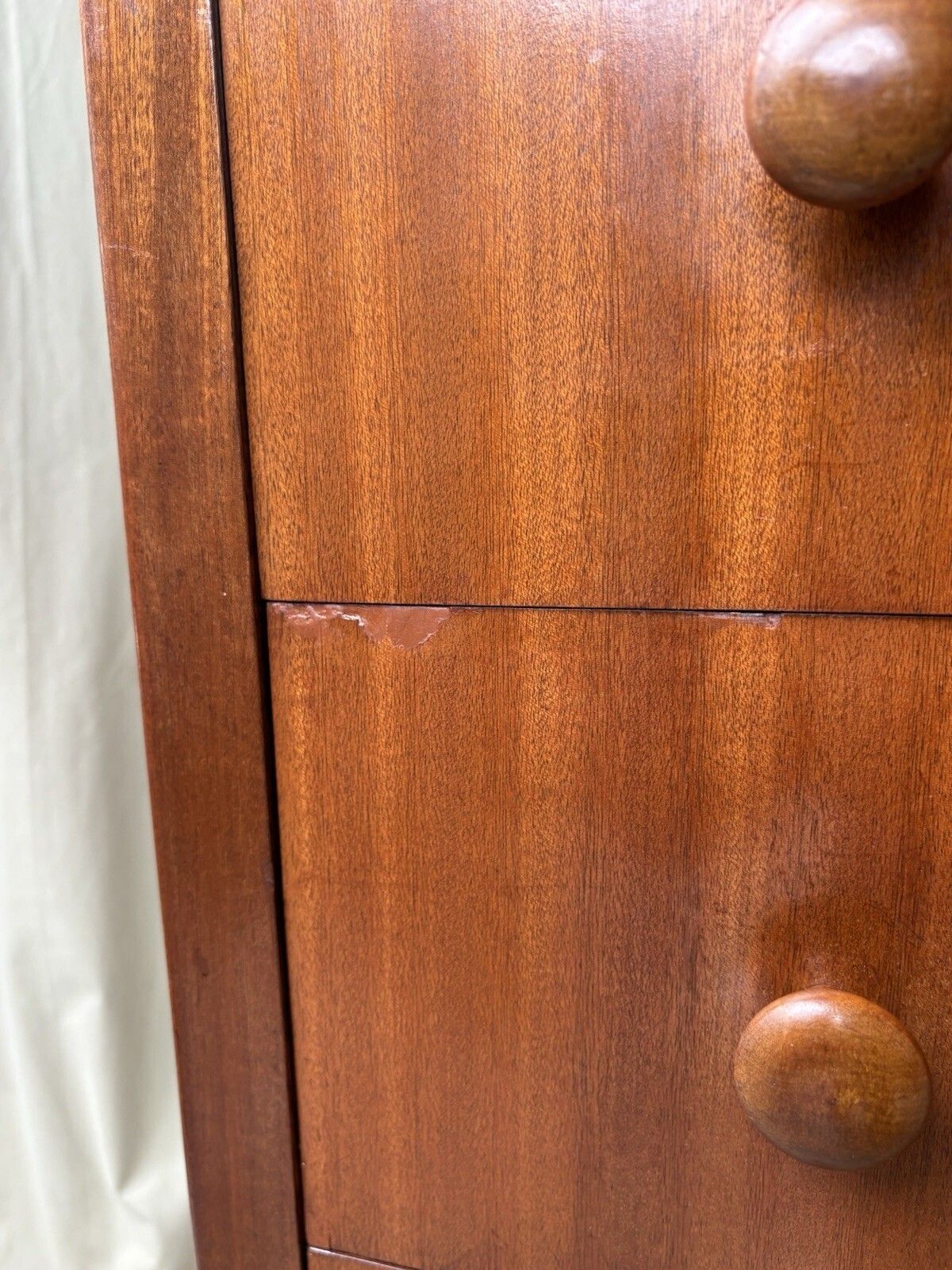 photo buy Vtg Mid Century Chest Of Drawers Tallboy Retro Scandi Danish R1200