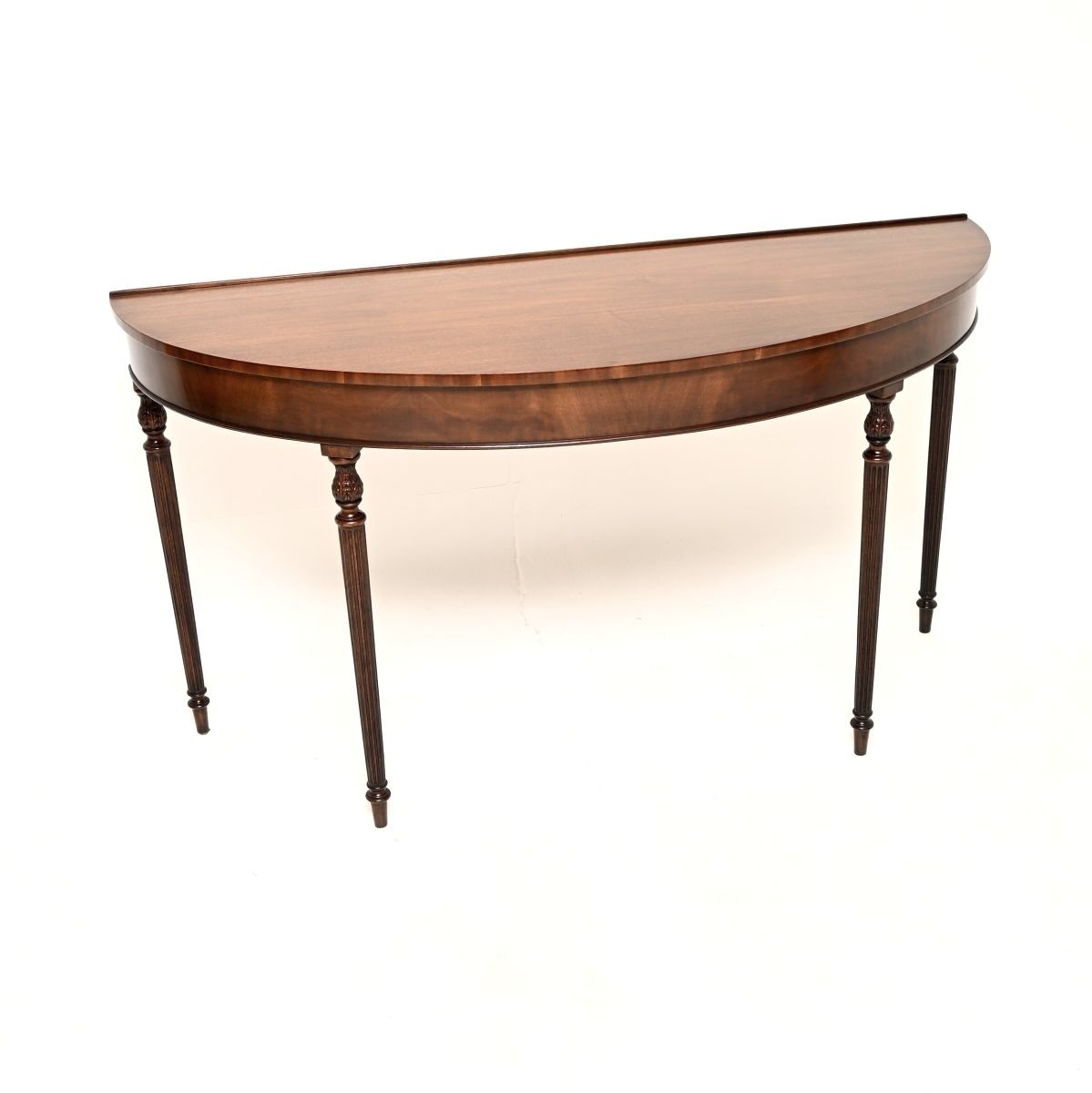 Antique Georgian Style Mahogany Console Table.