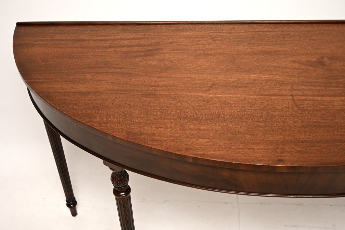 Antique Georgian Style Mahogany Console Table. photo for sale