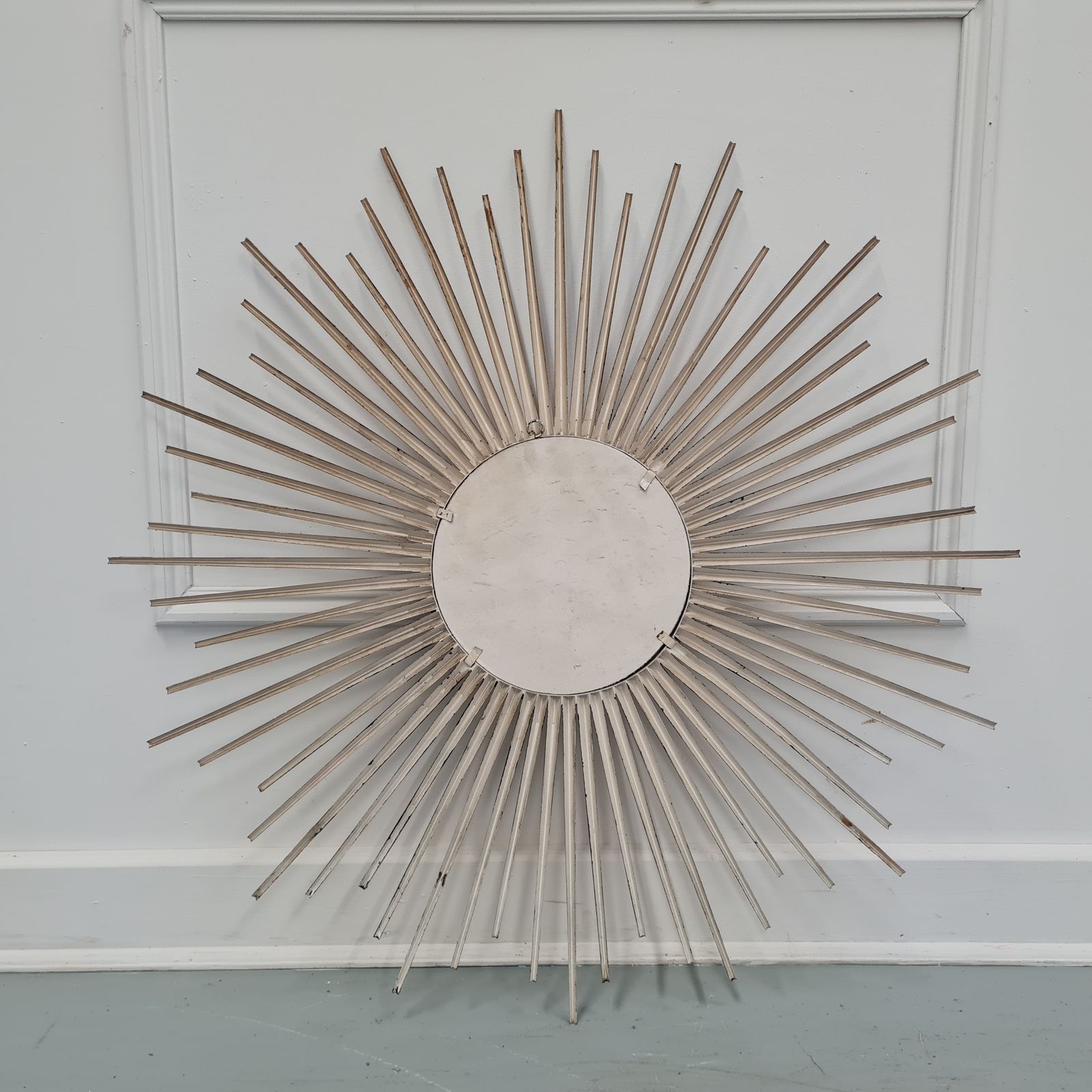 Vintage Mid Century French Sunburst Mirror. Free Del Eng/Wales photo for sale