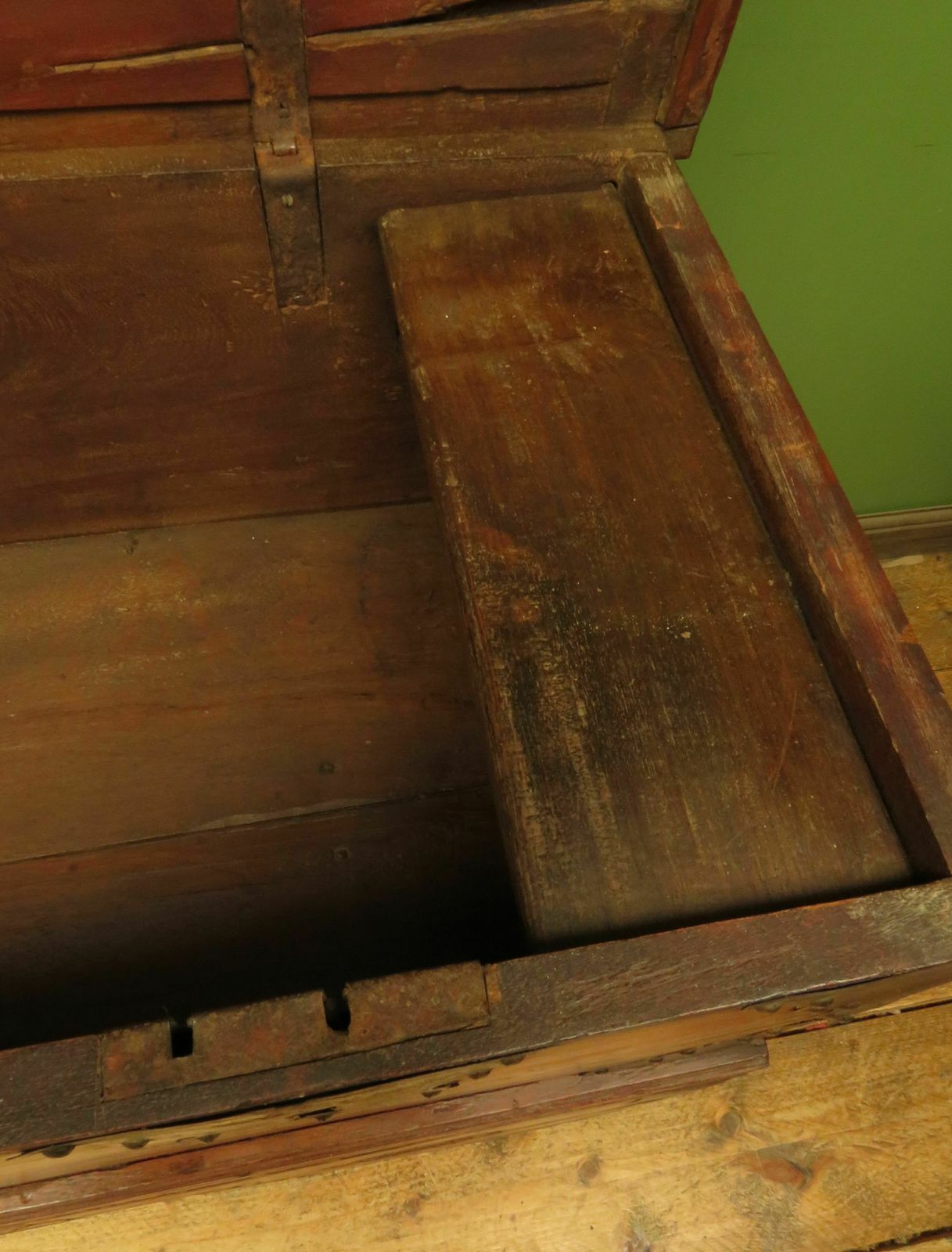photo buy Large Antique Indonesian Marriage Dowry Chest On Wheels