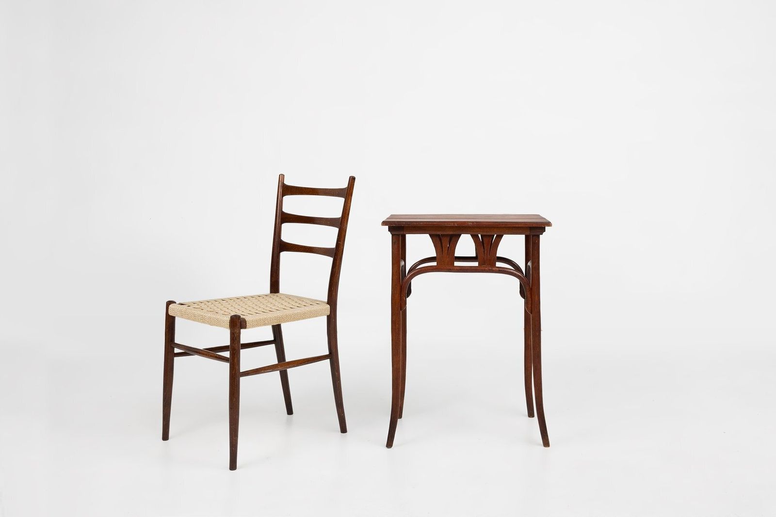 Art Nouveau Side Table In Bentwood By J. & J. Kohn, Austria, 1890s photo furniture