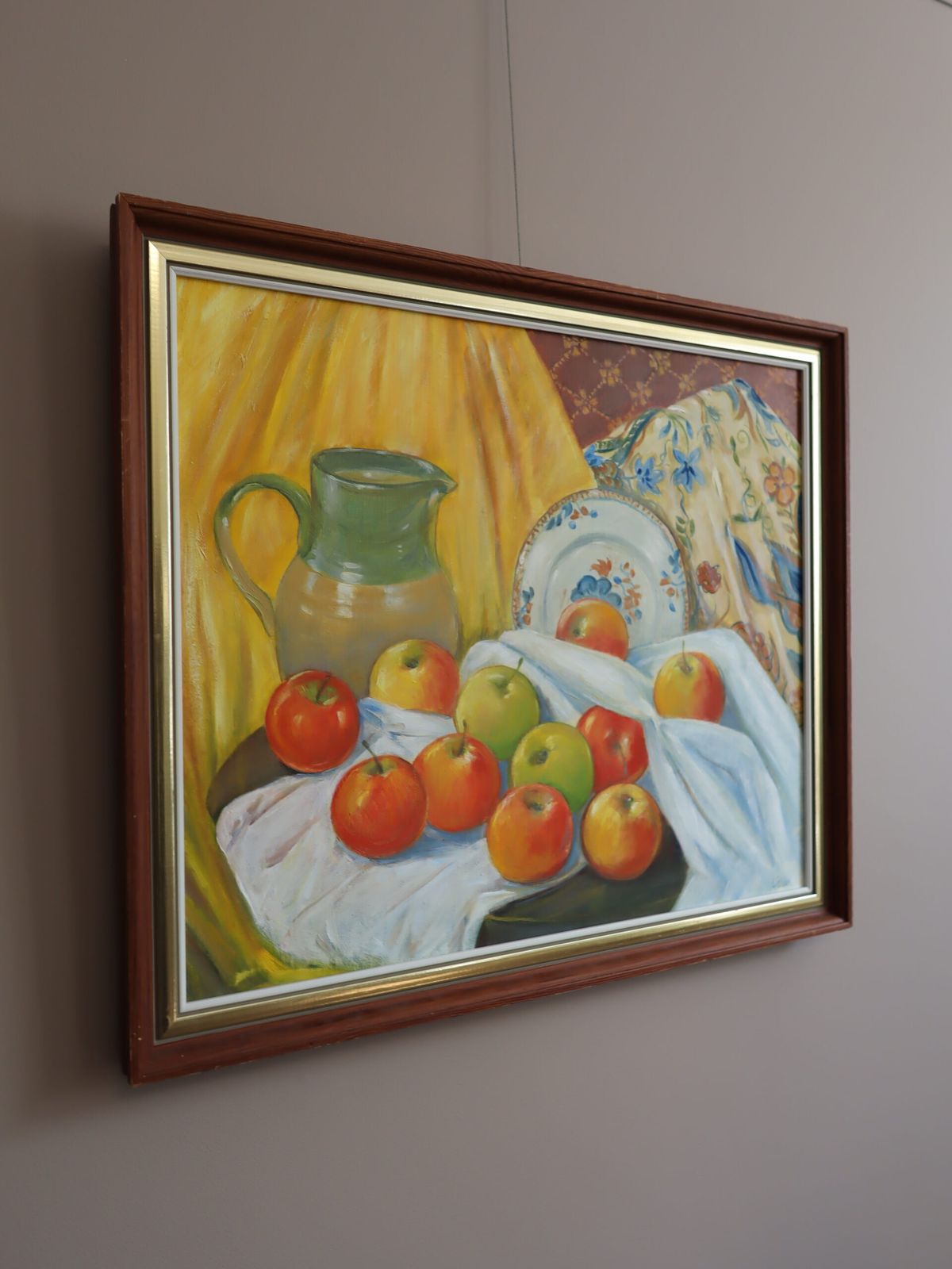 Gathered Harvest Painting., Mid 20th Century photo for sale