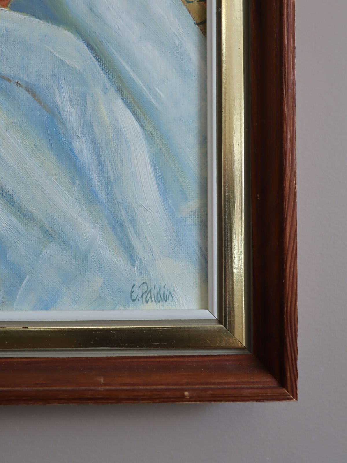 photo for sale Gathered Harvest Painting, midden 20e eeuw
