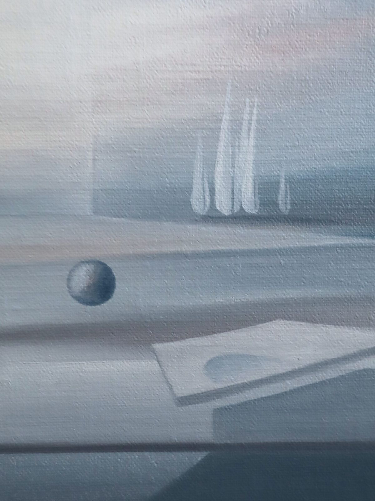 photo for sale Veils Of Light Oil On Canvas., Mid 20th Century