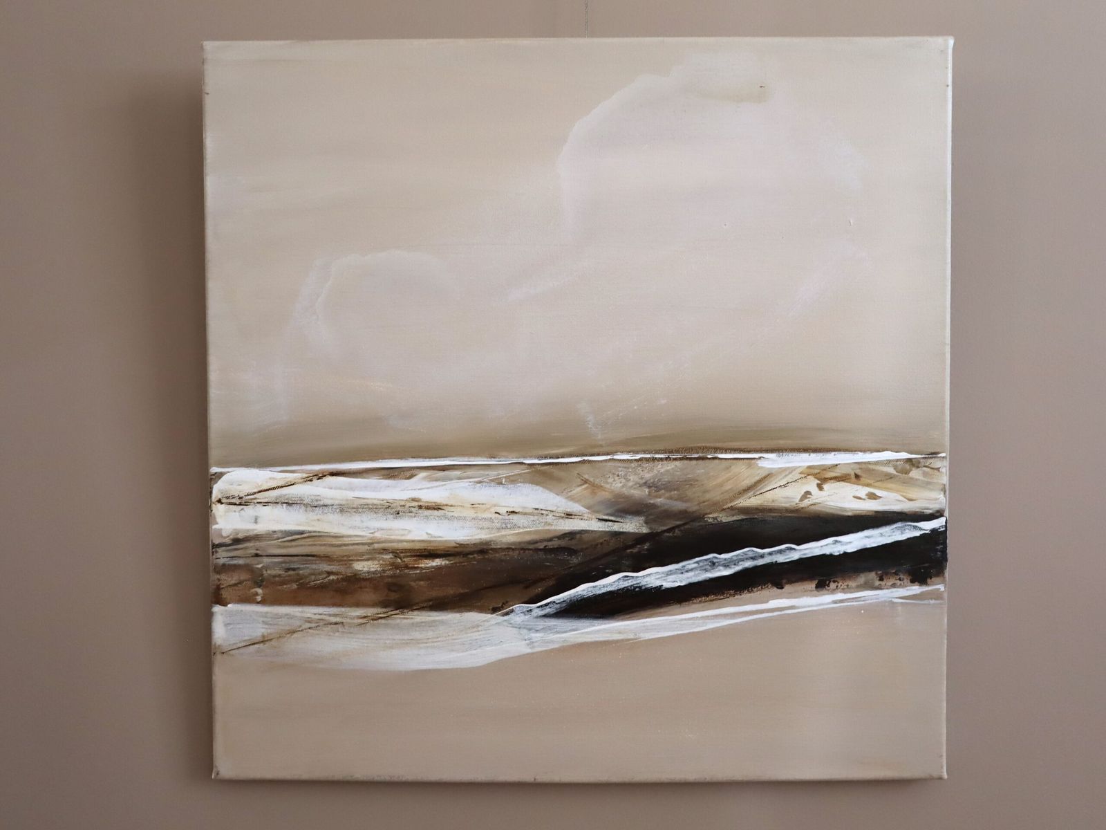 Drift Of Light Oil On Canvas., Mid 20th Century