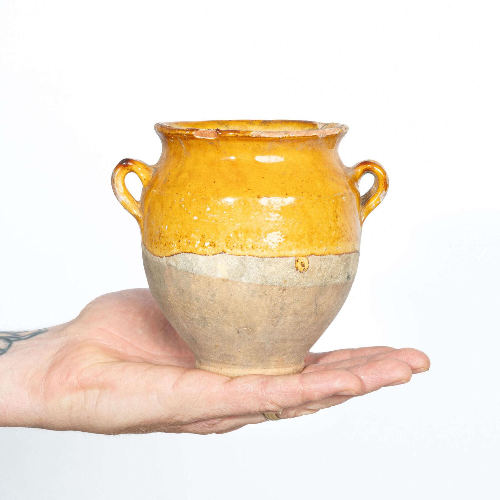 Diminutive Confit Pot., 1800s photo for sale