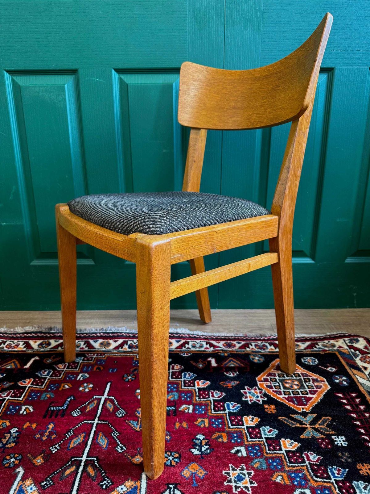 Mid Century Modern 1960s Oak G Plan E Gomme Brandon Extending Square To Rectangular Dining Table And Four Butterfly Chairs photo buy