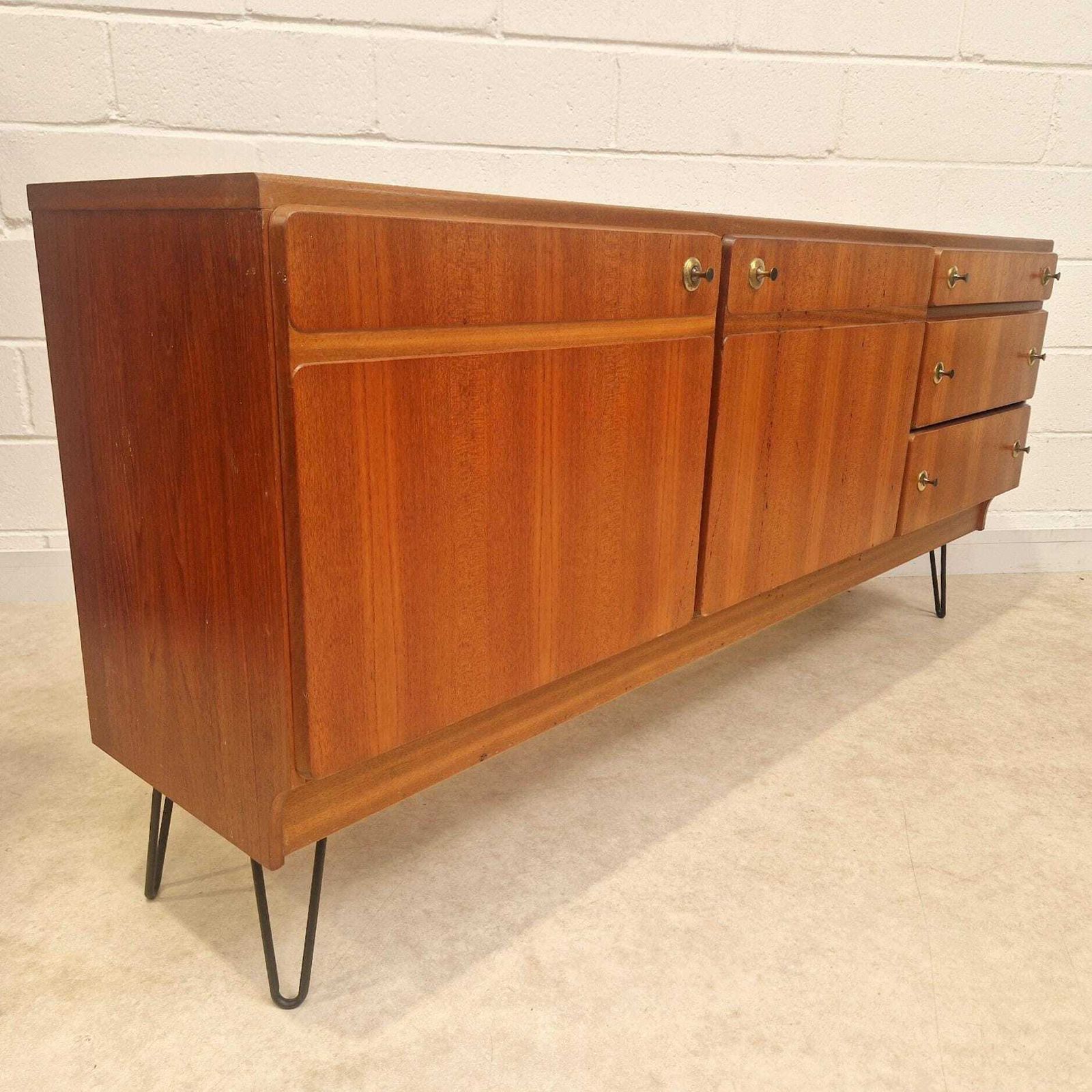 McIntosh Vintage Mid Century Danish Design Medium Teak Retro Sideboard Credenza Pg218 photo 579.0