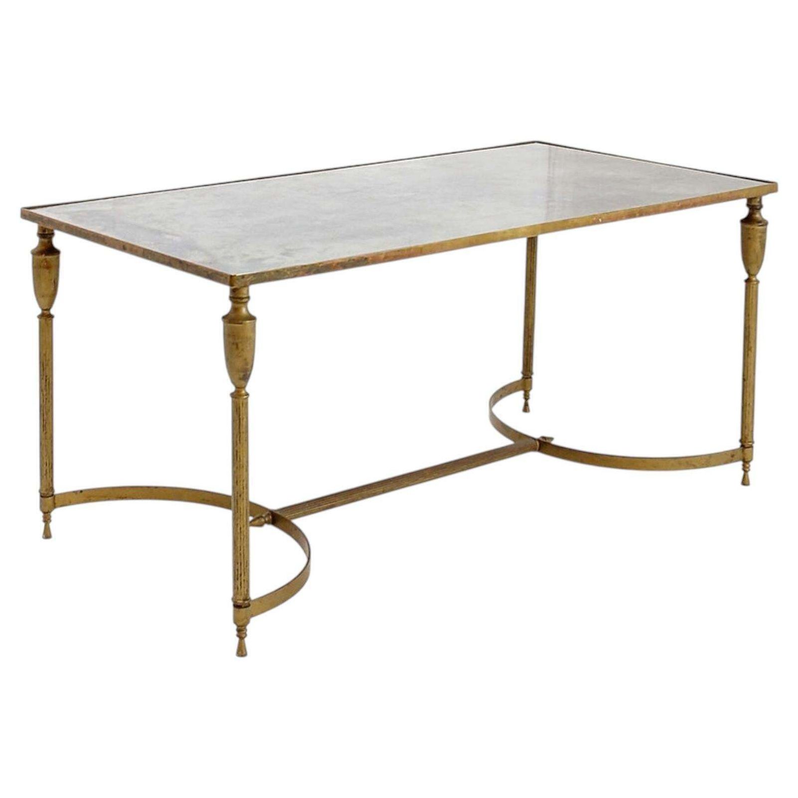 Mid Century Coffee Table In The Style Of The Maison Jansen   1960s