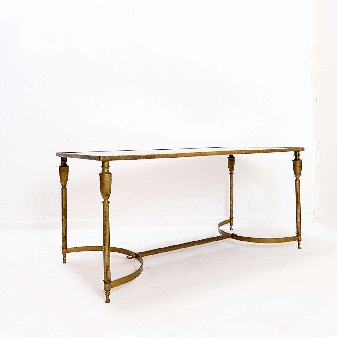 Mid Century Coffee Table In The Style Of The Maison Jansen   1960s photo buy