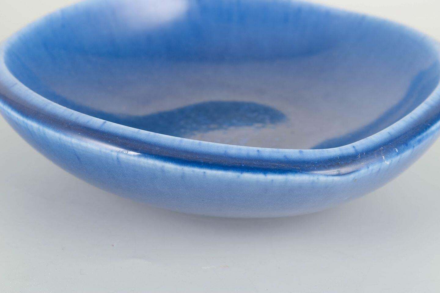 Bol en grès Berndt Friberg pour Gustavsberg, glaçure bleue, années 1960-1970 photo for sale