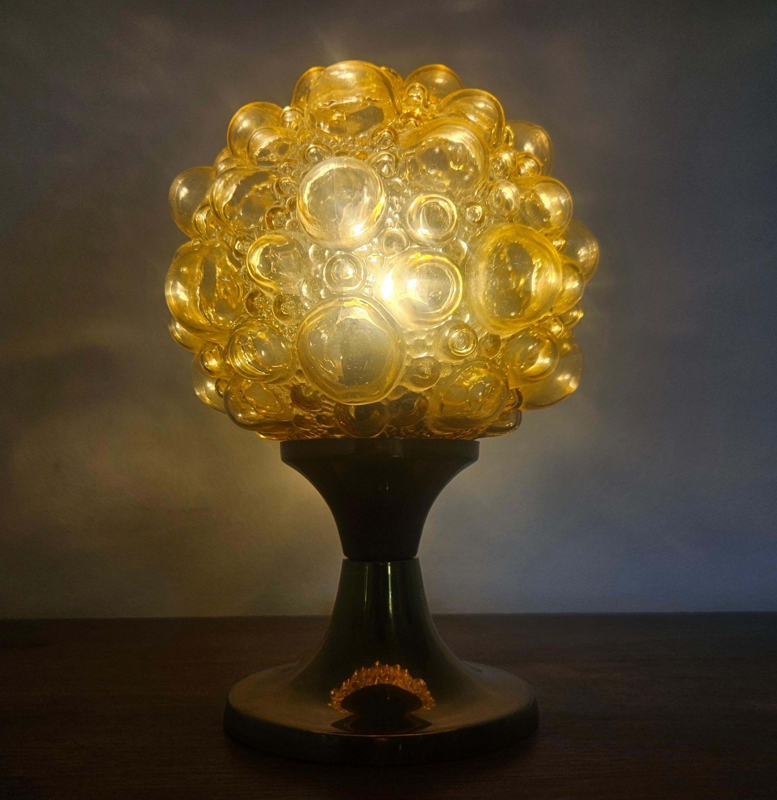 Lighting Rare Midcentury Table Lamp Limburg Designed By Helena Tynell, 1970s photo