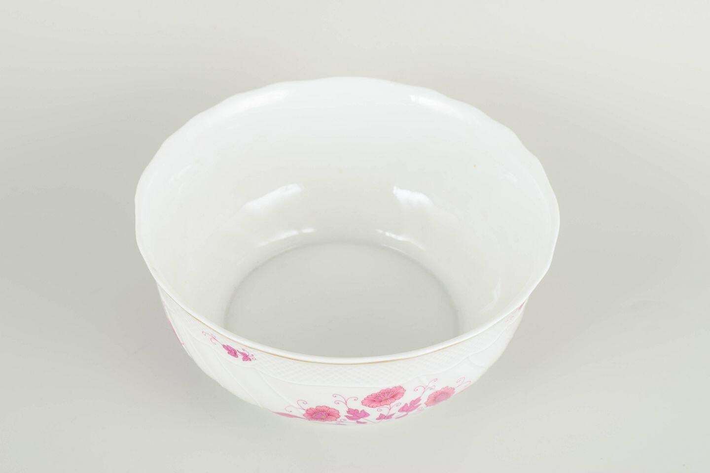 Hollóháza, Hungary. Large Serving Bowl In Porcelain. Mid 20th C. photo furniture