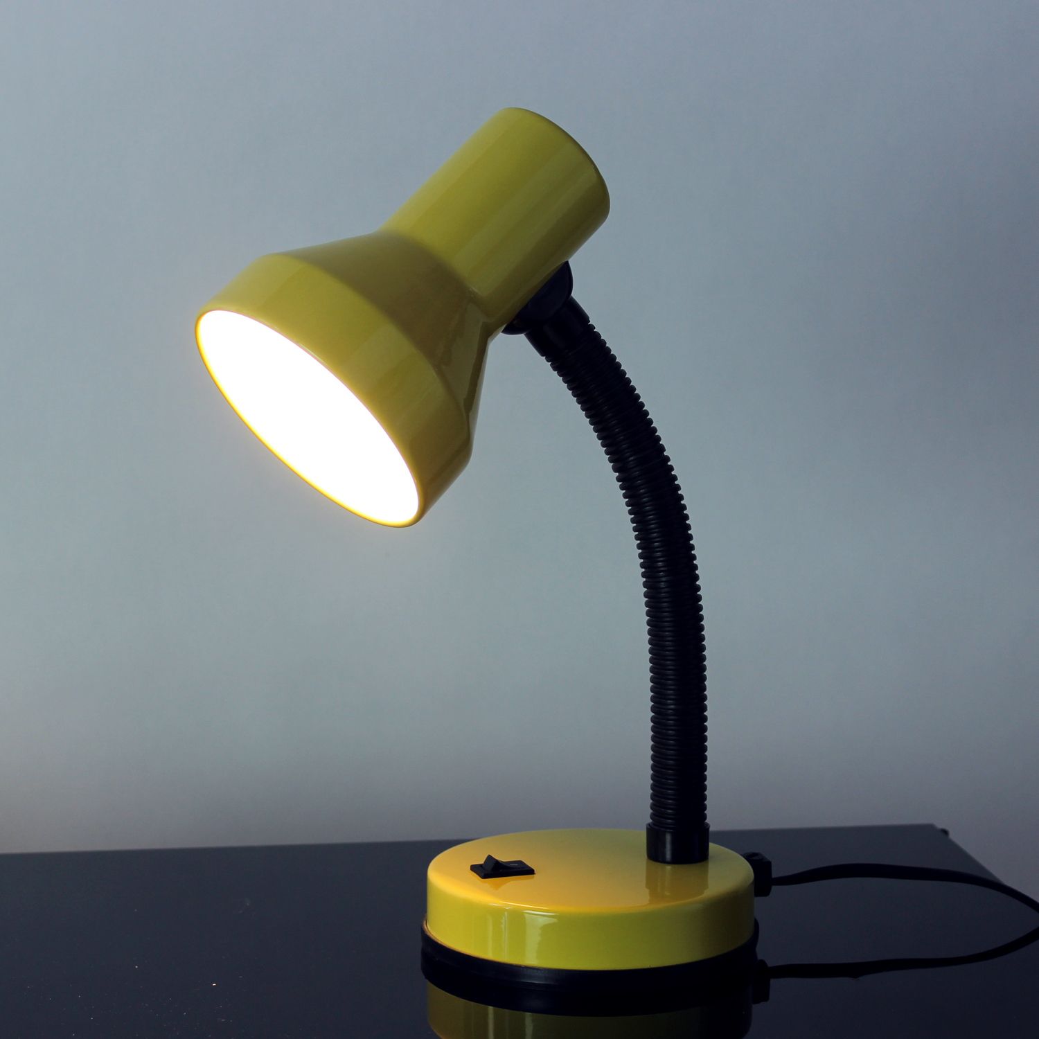 Gele Rendi "Baby 2" verstelbare bureaulamp, Tsjecho-Slowakije, jaren 1990 photo vintage
