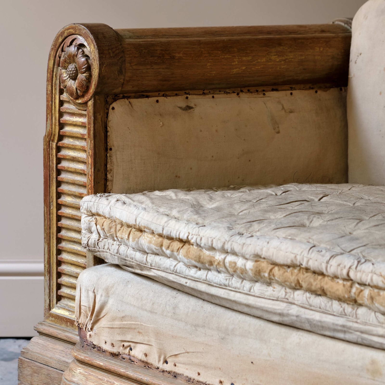 1800.0 Early 20th Century Oak Sofa, 1910s photo