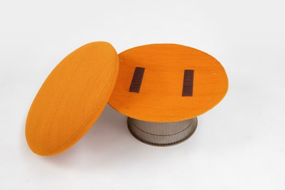 Furniture Set Of Model 1705 Easy Chair And Ottoman By Warren Platner For Knoll 1966 photo