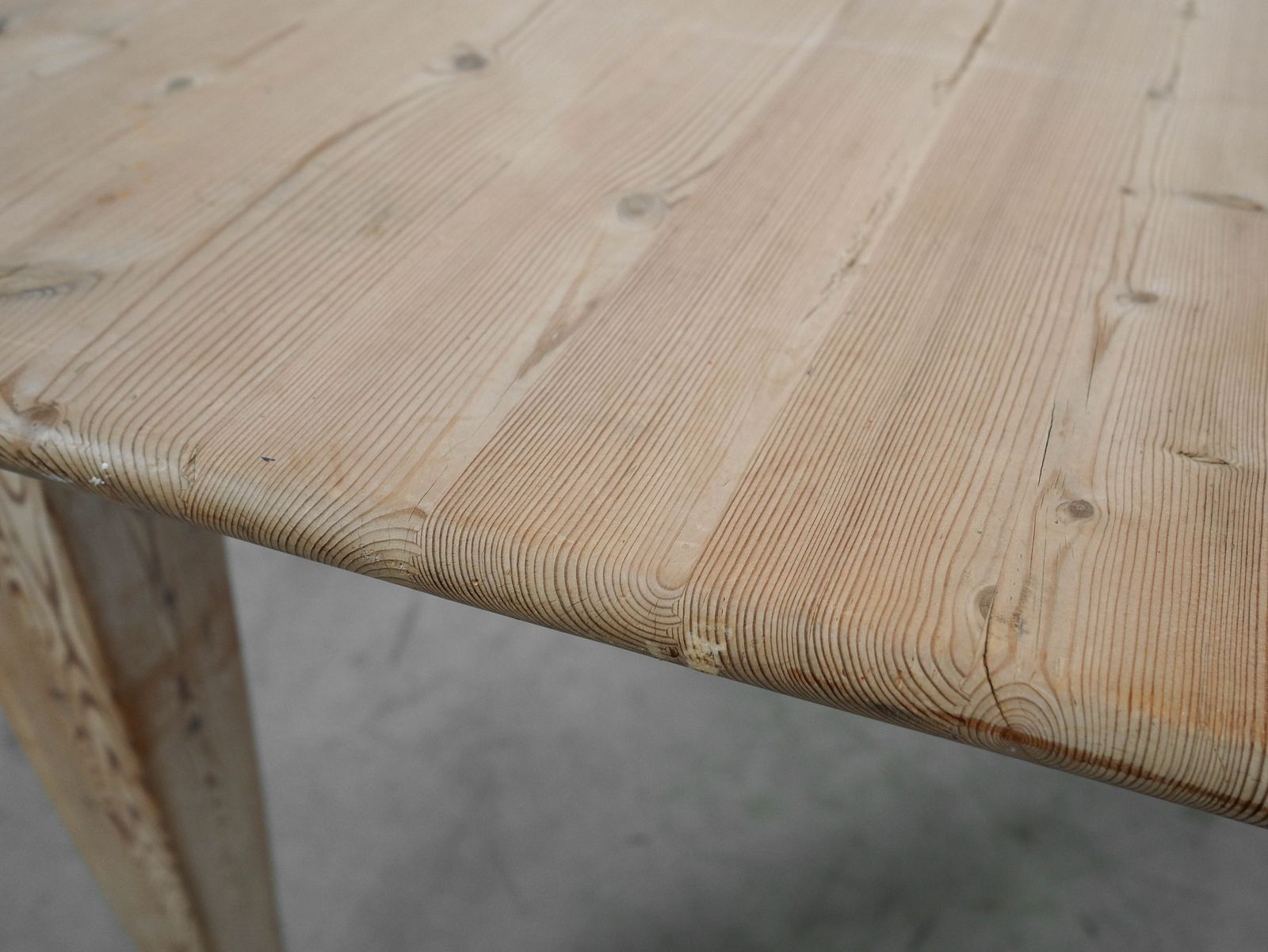 Grenen tafel, Deens design, jaren 1990, gemaakt in Denemarken. photo vintage