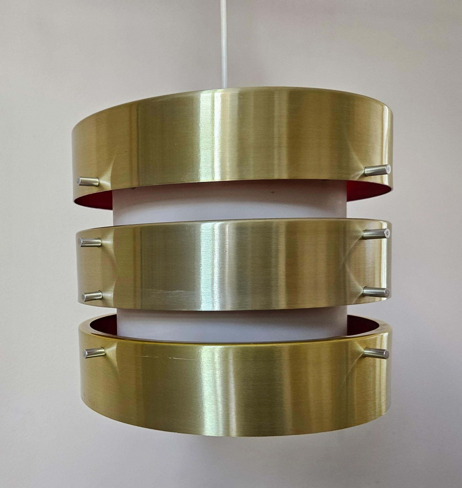 photo for sale Rare Midcentury Pandant In Style Of Jo Hammerborg, Denmark, 1970s