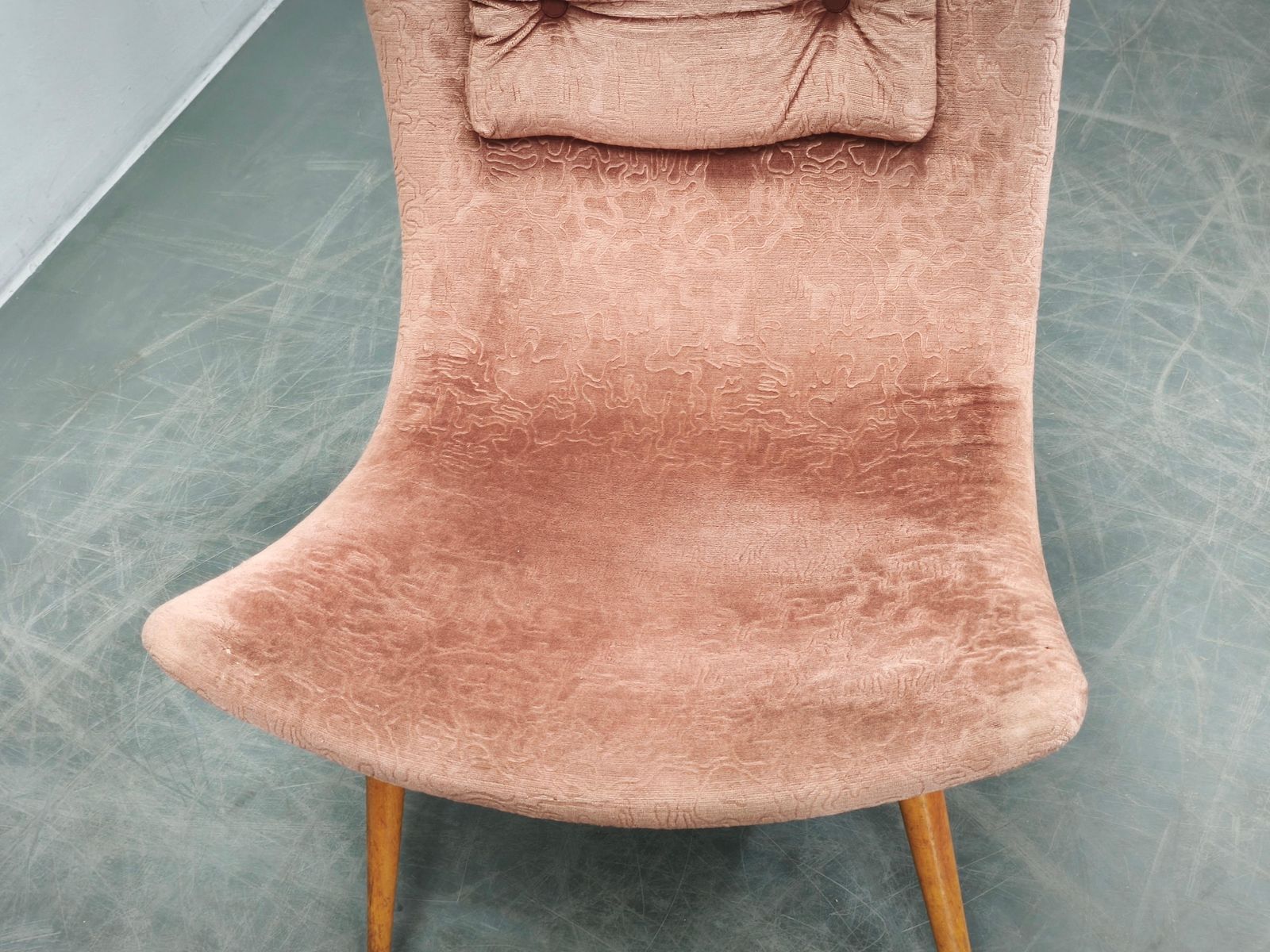 Paire de fauteuils coque Miroslav Navrátil, Tchécoslovaquie, années 1960. photo vintage