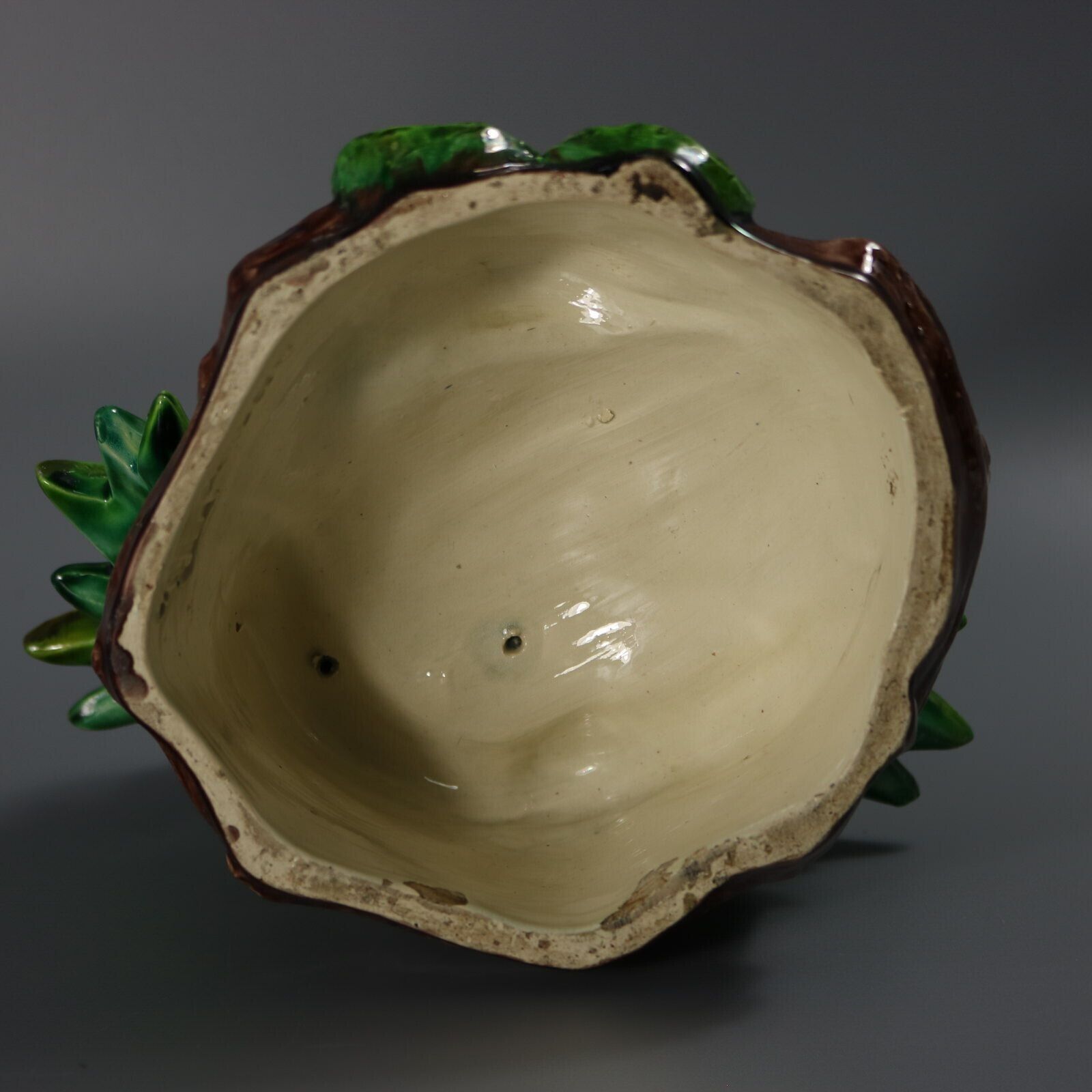 Woonaccessoires Hugo Lonitz Majolica Patrijs met Kuikens Kandelaarbasis photo