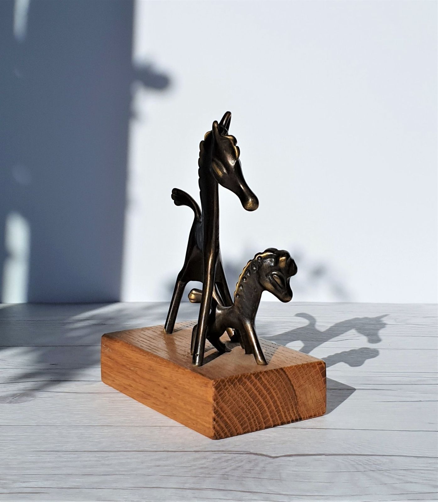 Walter Bosse For Hertha Baller Mid Century Modern Brass Horse Figurines, 1950s   60s, Austrian photo 186.0