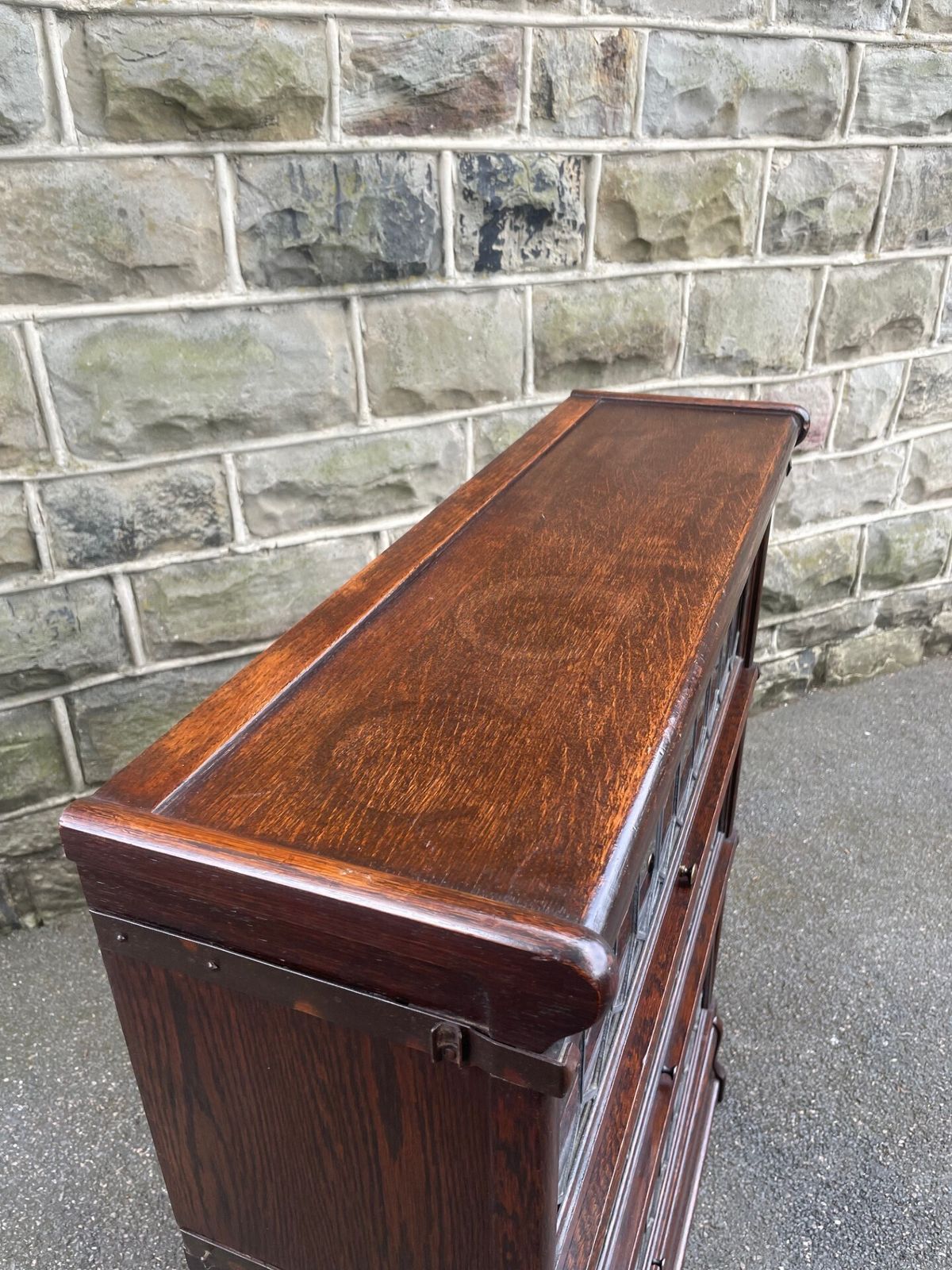 Antique Oak Globewernicke Stacking Library Bookcase photo for sale