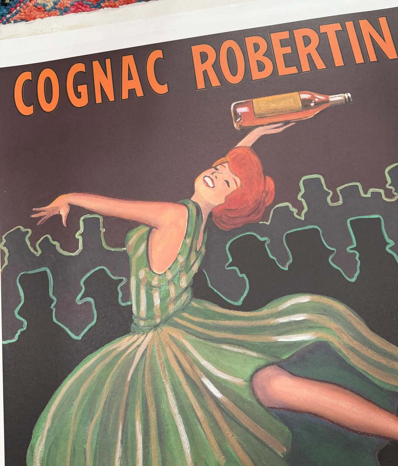Affiche publicitaire Cognac Albert Robin, signée et numérotée, par Bruce Skilbeck photo Art