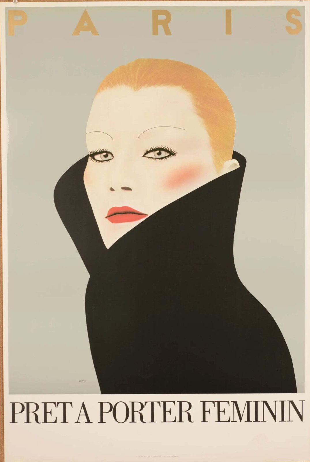 Affiche Razzia Prêt à Porter Paris Fashion Week 1981