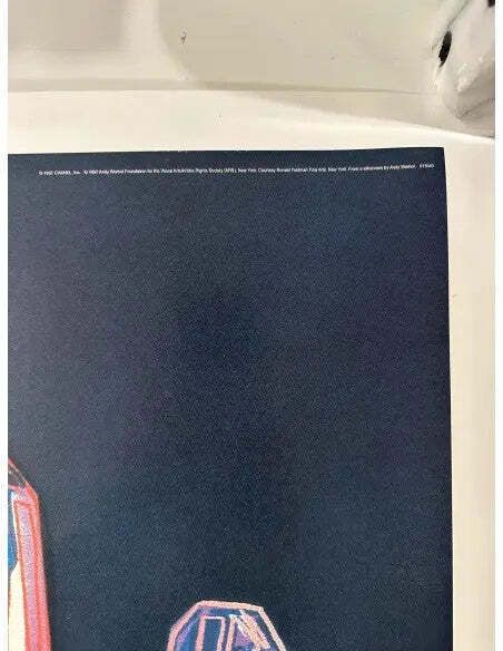 Andy Warhol Chanel No 5 Perfume Blue Black Pop Art Poster photo Kunst