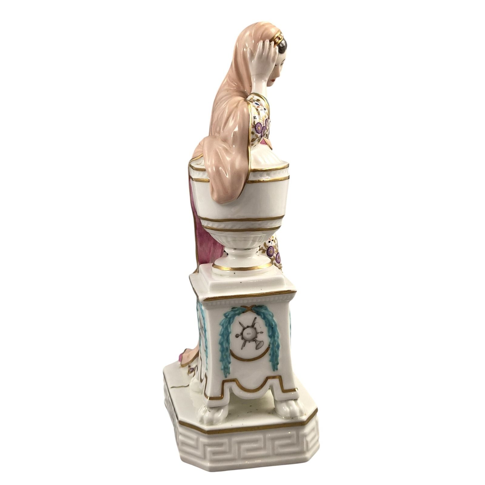 Rare Derby Porcelain Figure Of Andromache, Model No.100, C.1778 photo vinterior