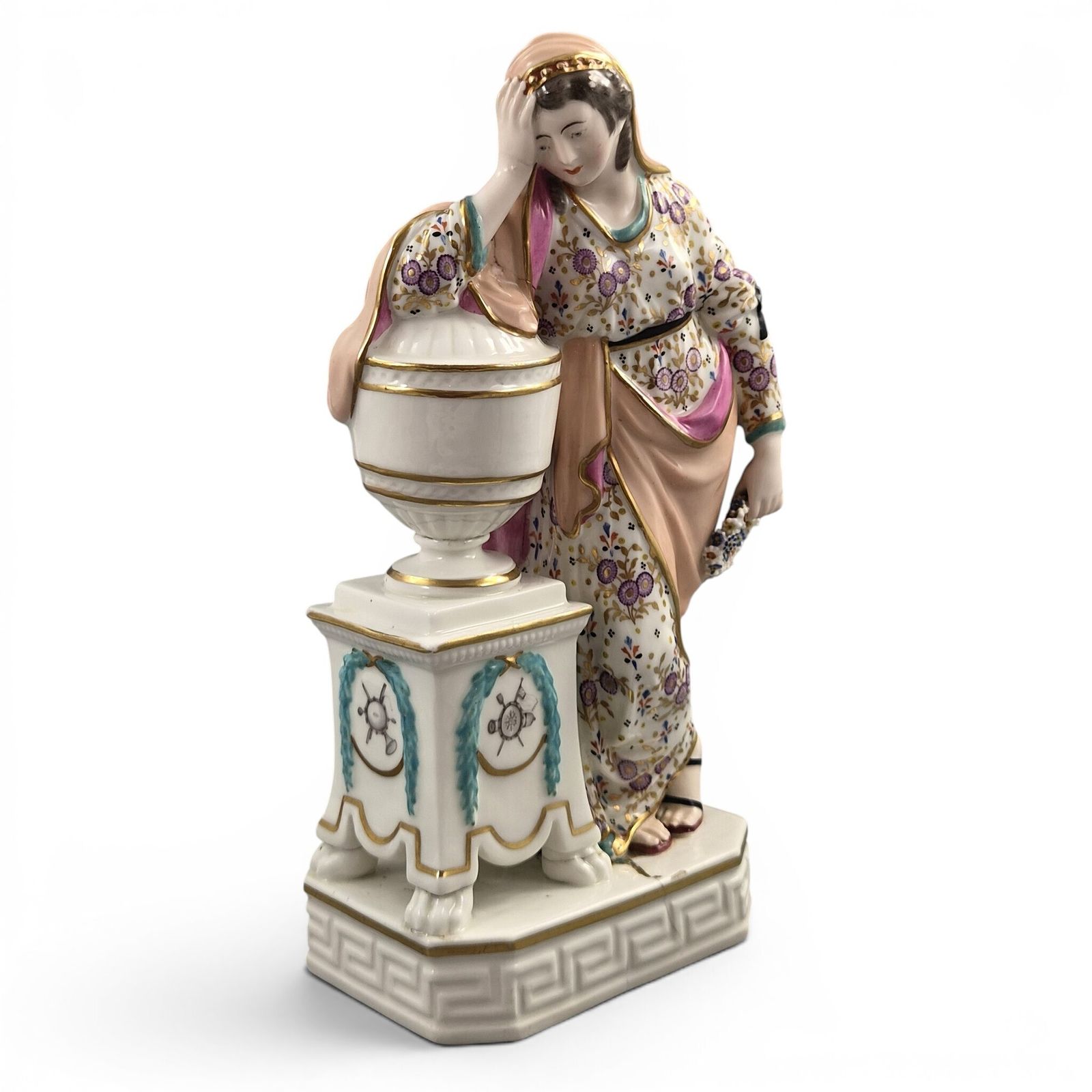 Rare Derby Porcelain Figure Of Andromache, Model No.100, C.1778