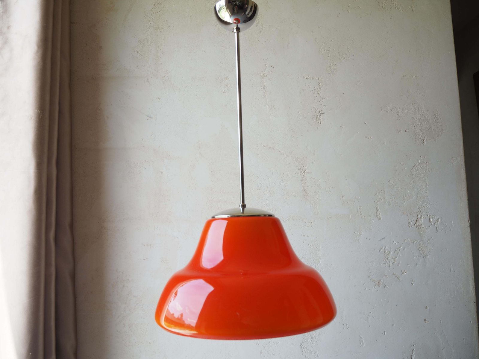 Mid Century Glass Chandelier, By Stefan Tabery, Czechoslovakia, 1960's. photo furniture