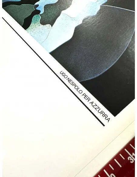 Affiche de voile Azzurra America's Cup 1983, par Ugo Nespolo photo Art