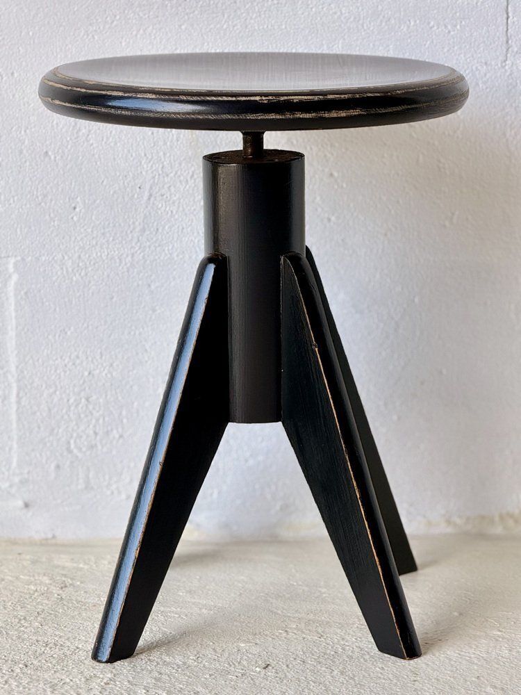 Mid Century Adjustable Piano Stool, 1960s