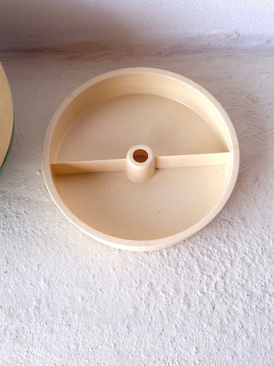 photo furniture Space Age Plastic Kruk en Opbergbox, Tsjecho-Slowakije, jaren 1970