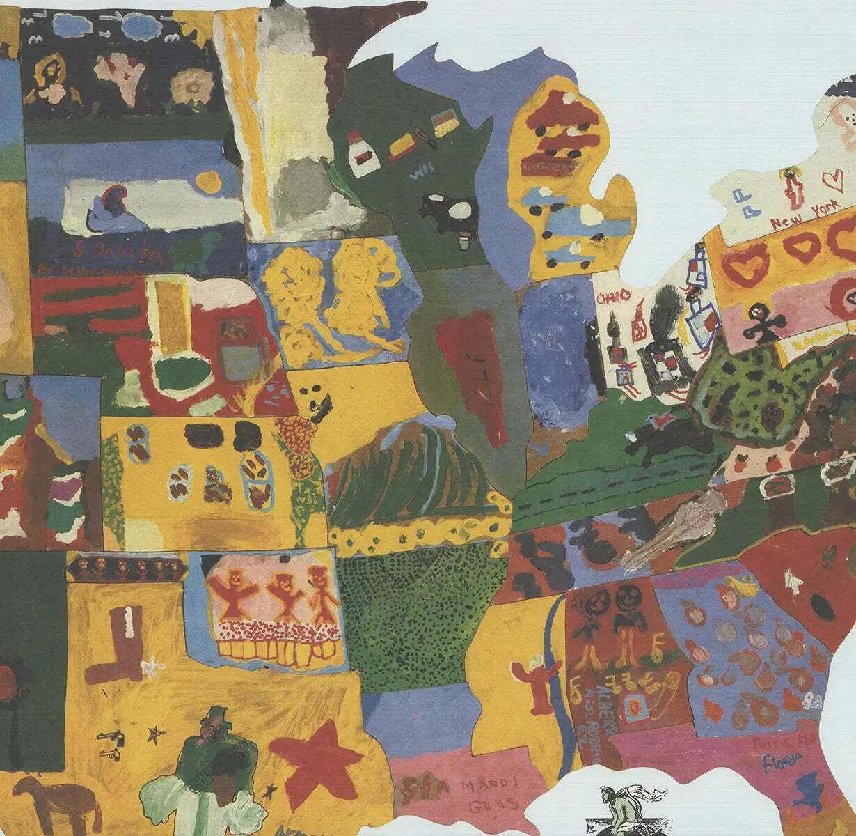 Affiche offset vintage A Year With Children 1989, Guggenheim Museum photo Art