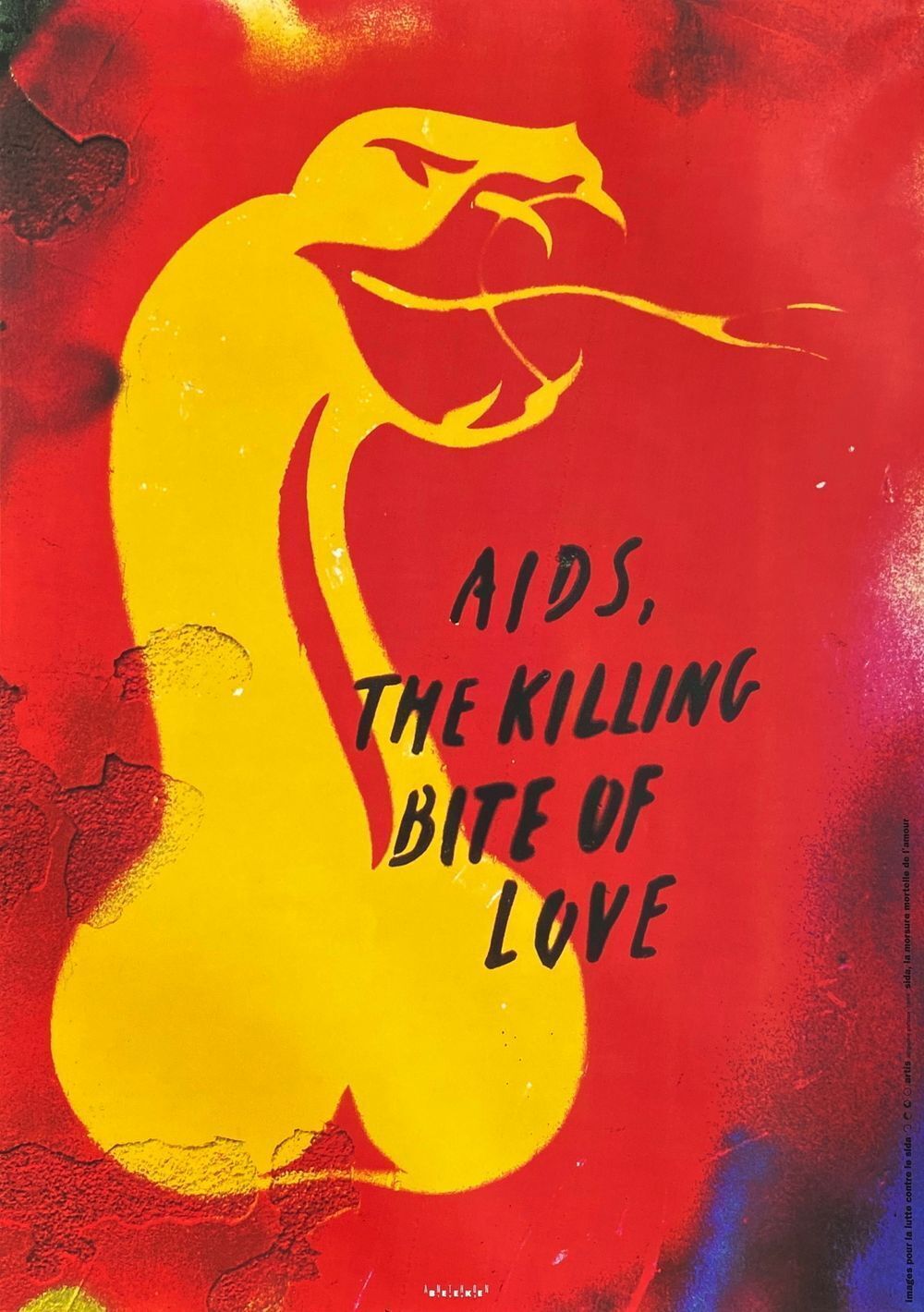 Anthon Beeke Poster Aids, The Killing Bite Of Love (Sida) 1993