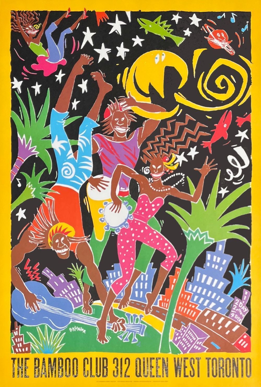 Affiche Barbara Klunder The Bamboo Club Toronto 1990