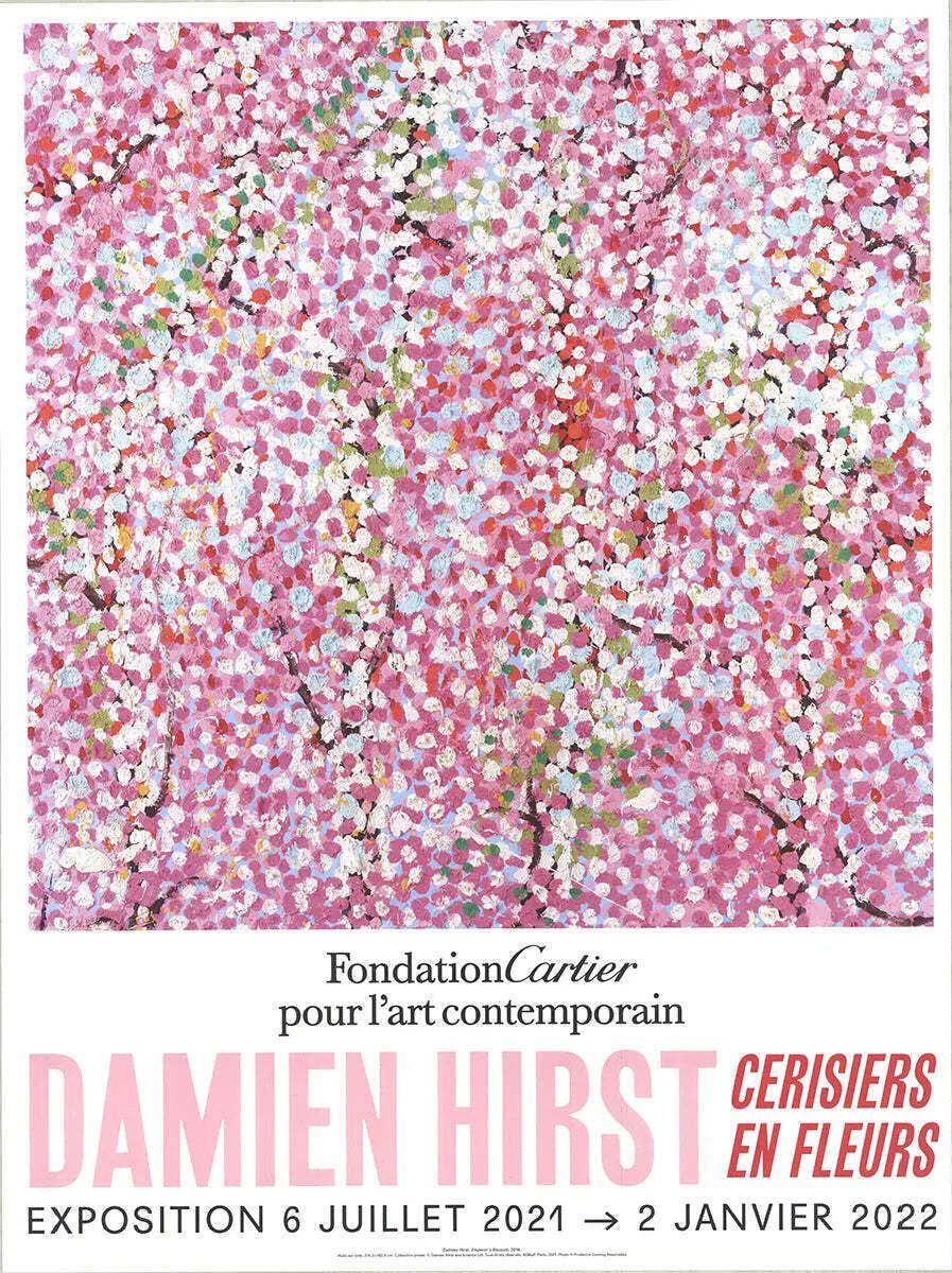 Affiche d'exposition offset lithographique Emperor's Blossom de Damien Hirst, 2021