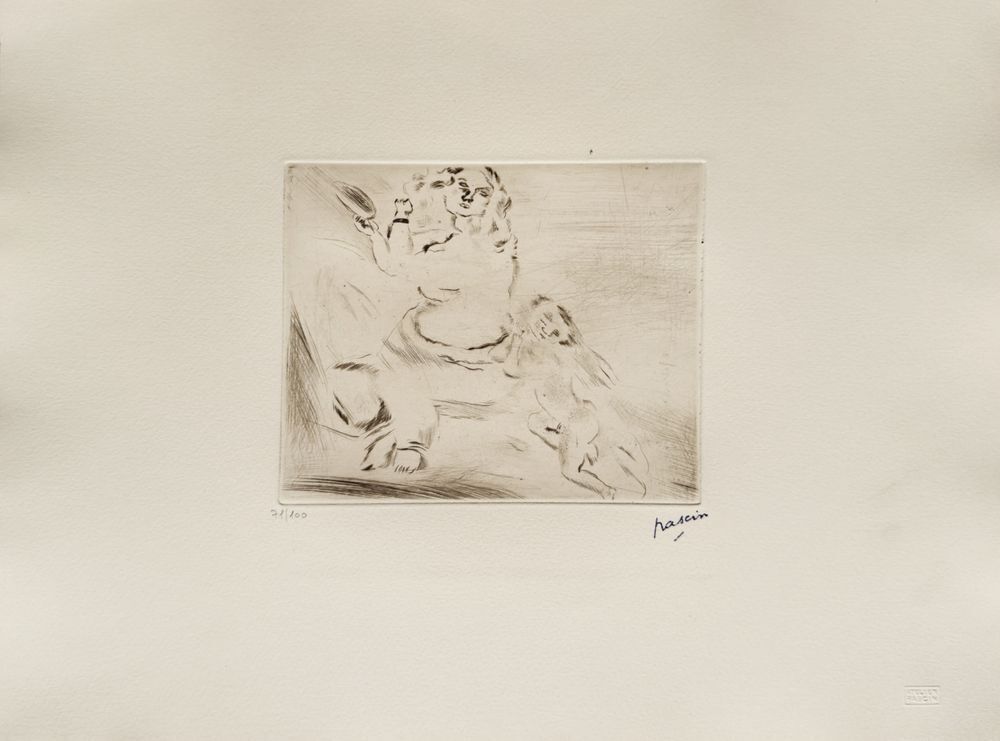 Jules Pascin Etching Venus Et L'amour 1980