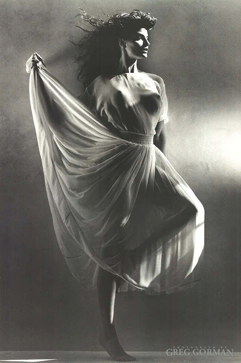 Greg Gorman Joan Severance 1992 Vintage Photography Offset Lithograph Art Poster