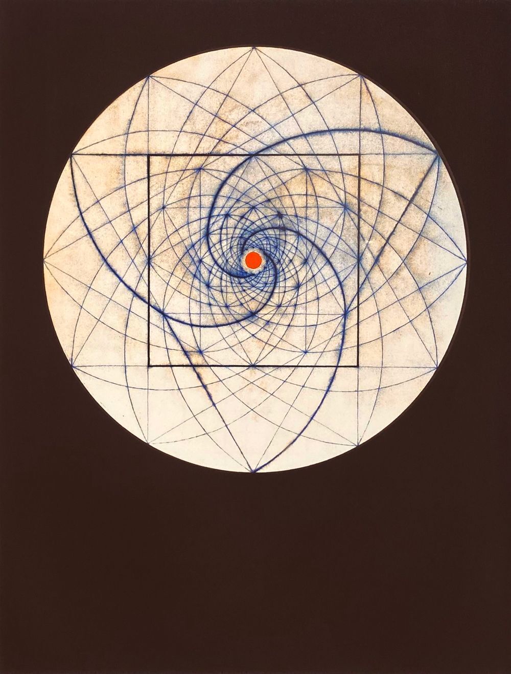 Sérigraphie Composition Cinétique de José Maria De Labra, 1972